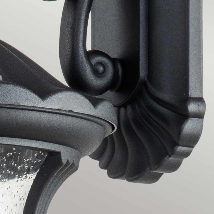 Elstead Lighting Chicago 1 Light Medium Wall Lantern - Textured Black