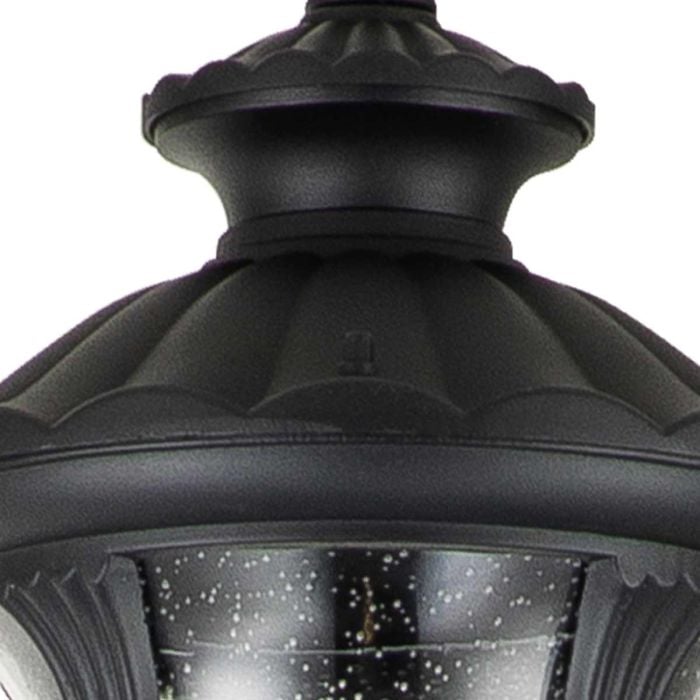 Elstead Lighting Chicago 1 Light Single Head Lamp Post - Textured Black