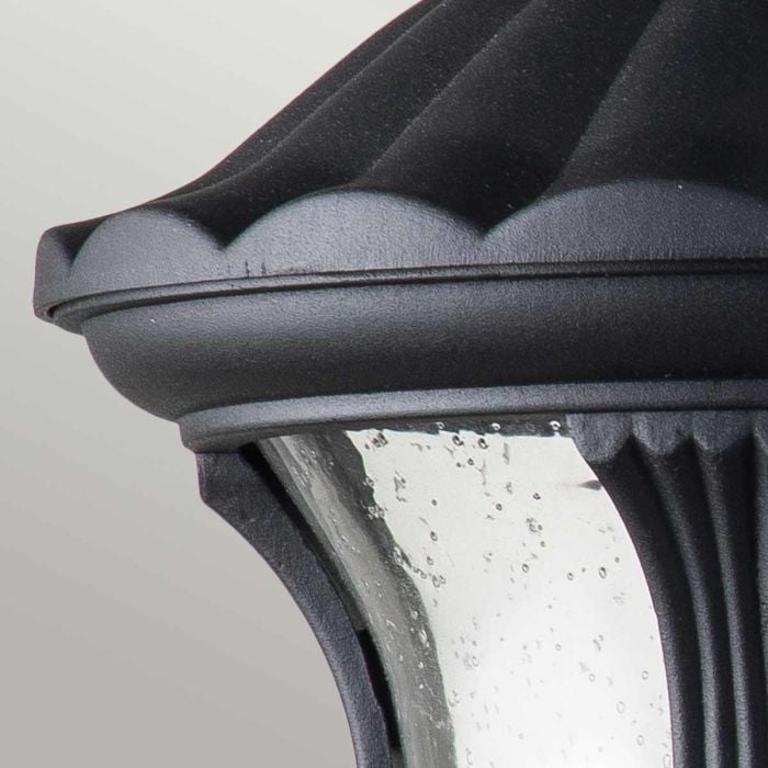 Elstead Lighting Chicago 1 Light Small Wall Lantern - Textured Black