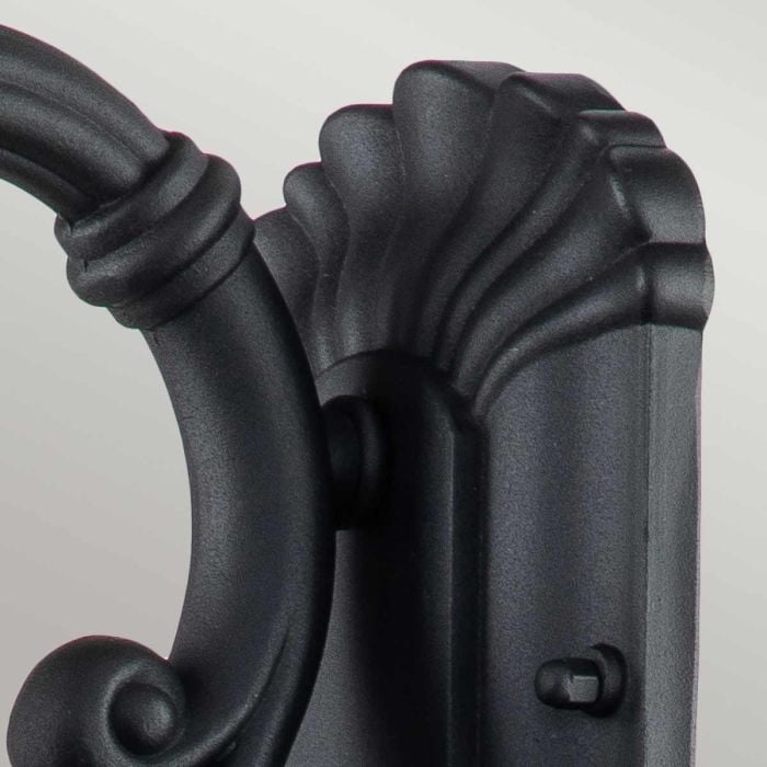 Elstead Lighting Chicago 1 Light Small Wall Lantern - Textured Black