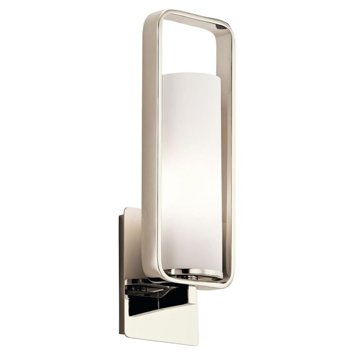 elstead lighting City Loft 1 Light Wall Light - Polished Nickel