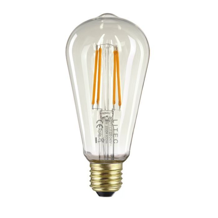 Elstead Lighting Clear Edison LED E27 Lamp - Clear Glass