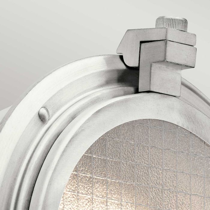 Elstead Lighting Clearpoint 1 Light Outdoor Wall Light - Brushed Aluminum