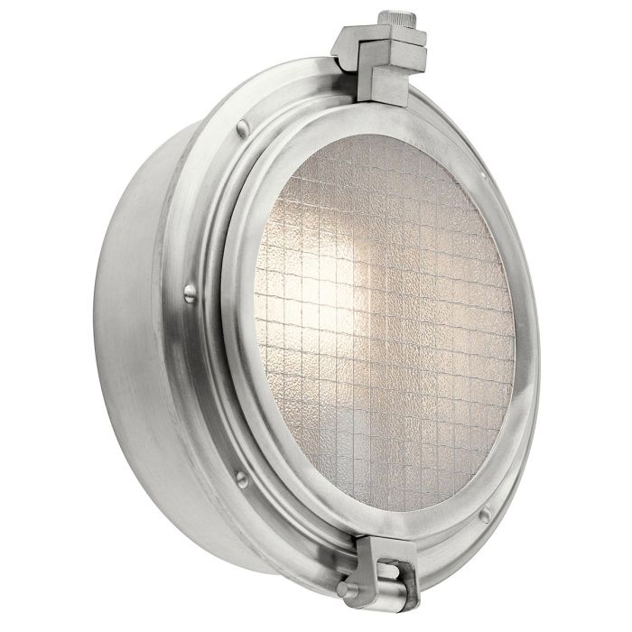elstead lighting Clearpoint 1 Light Outdoor Wall Light - Brushed Aluminum