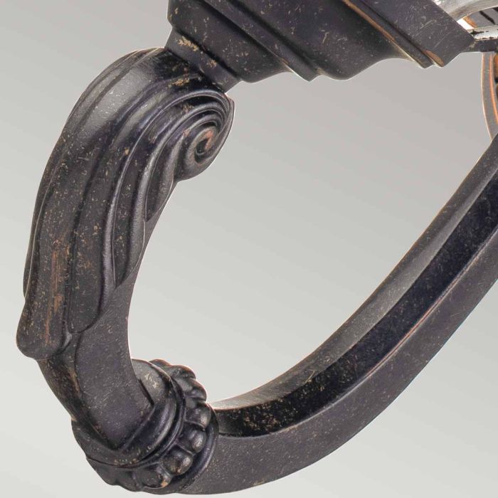 Elstead Lighting Cleveland 1 Light Medium Wall Lantern - Weathered Bronze