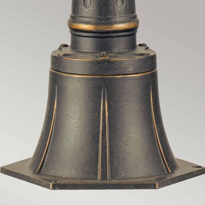Elstead Lighting Cleveland 1 Light Small Pillar Lantern - Weathered Bronze