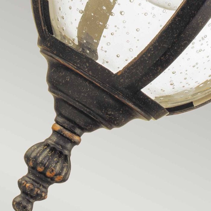 Elstead Lighting Cleveland 1 Light Small Wall Lantern - Weathered Bronze