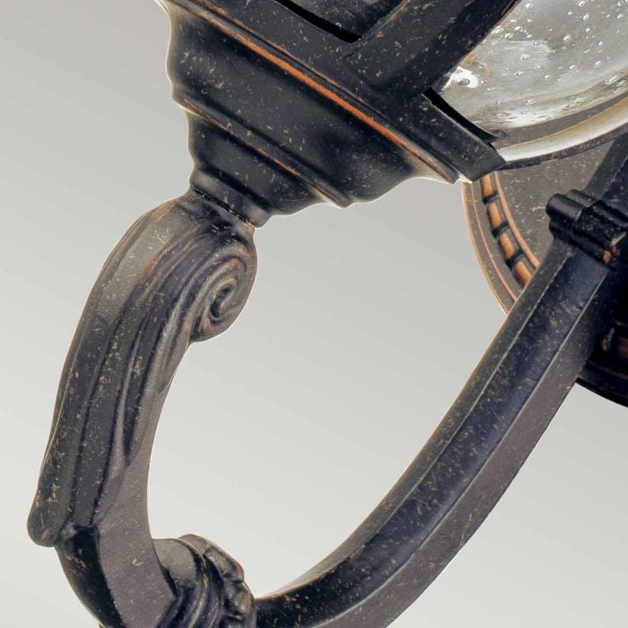 Elstead Lighting Cleveland 1 Light Small Wall Lantern - Weathered Bronze