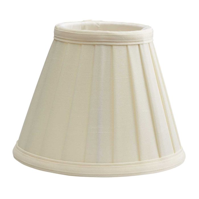 elstead lighting Clip Shades Pleated Ivory Candle Shade