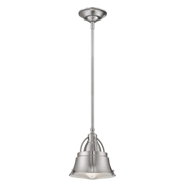 elstead lighting Cody 1 Light Mini Pendant in Brushed Nickel - Brushed Nickel