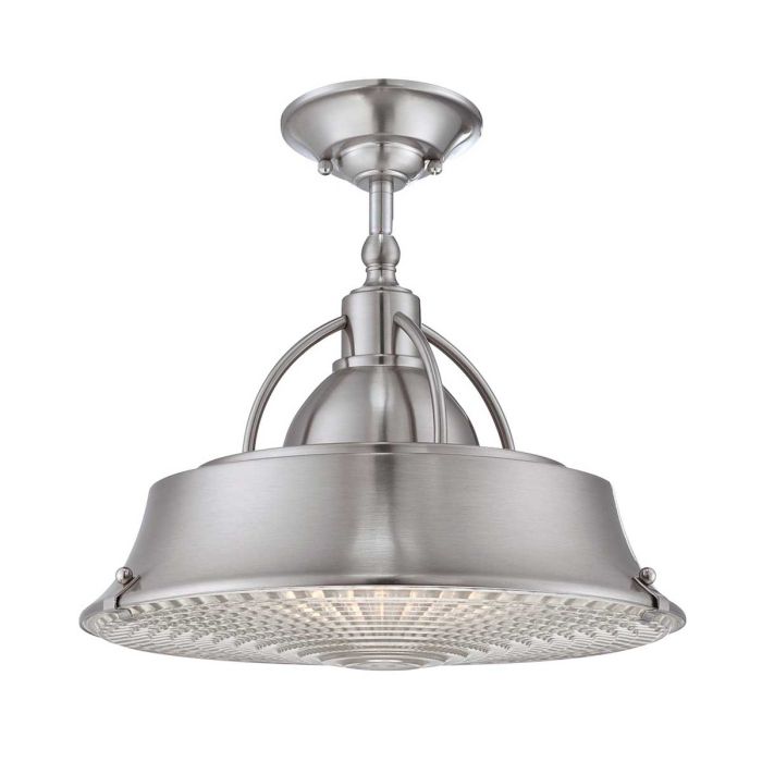 Elstead Lighting Cody 2 Light Pendant In Brushed Nickel - Brushed Nickel