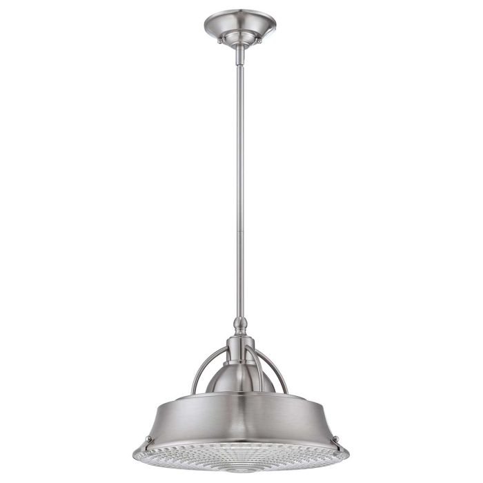 Elstead Lighting Cody 2 Light Pendant In Brushed Nickel - Brushed Nickel