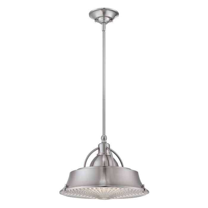 elstead lighting Cody 2 Light Pendant in Brushed Nickel - Brushed Nickel