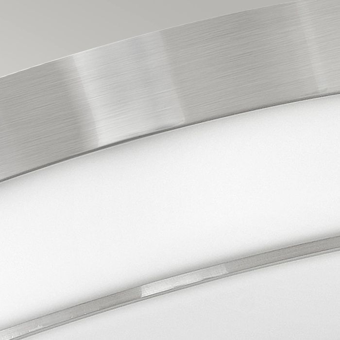 Elstead Lighting Colbin Medium Flush - Brushed Nickel