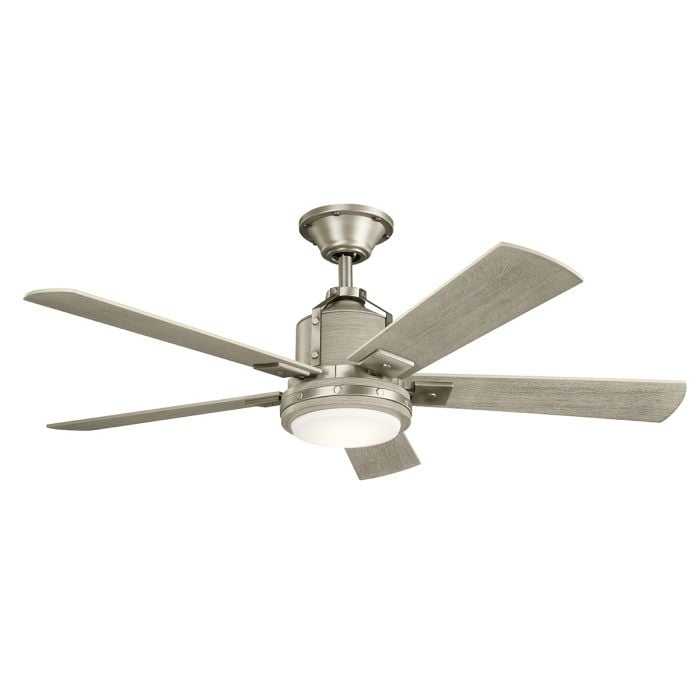elstead lighting Colerne - 52in / 132cm Fan - Brushed Nickel