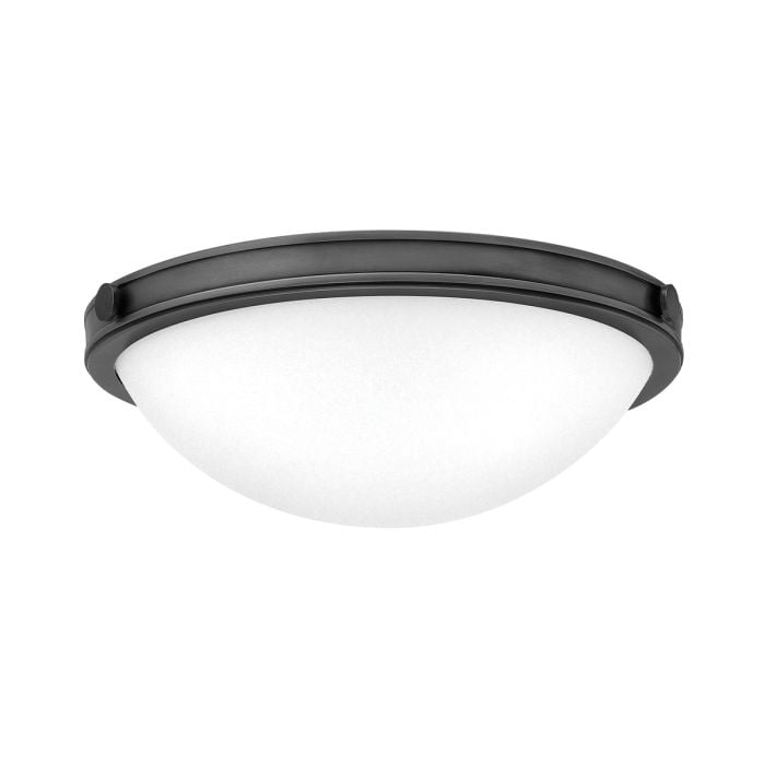 elstead lighting Collier 2 lt Small Flush - Black Oxide