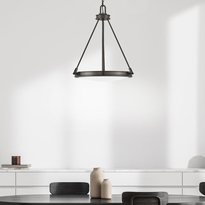Elstead Lighting Collier 4 Light Pendant - Black Oxide