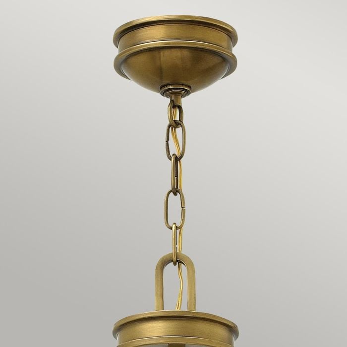 Elstead Lighting Collier 4 Light Pendant - Heritage Brass
