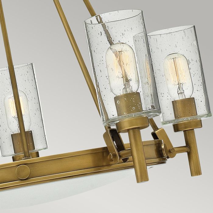 Elstead Lighting Collier 5 Light Chandelier - Heritage Brass
