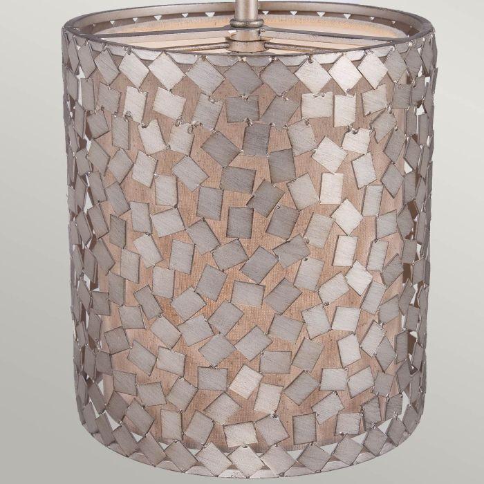 Elstead Lighting Confetti 1 Light Mini Pendant - Old Silver