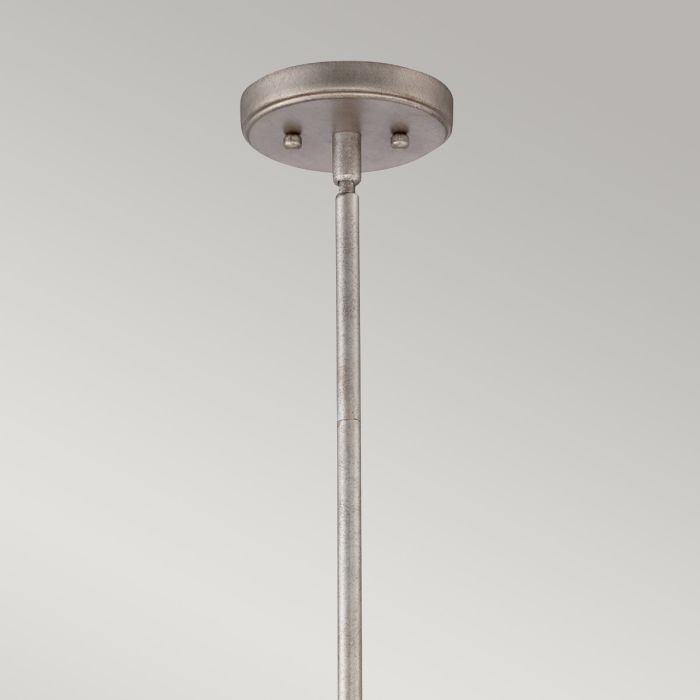 Elstead Lighting Confetti 4 Light Large Pendant - Old Silver