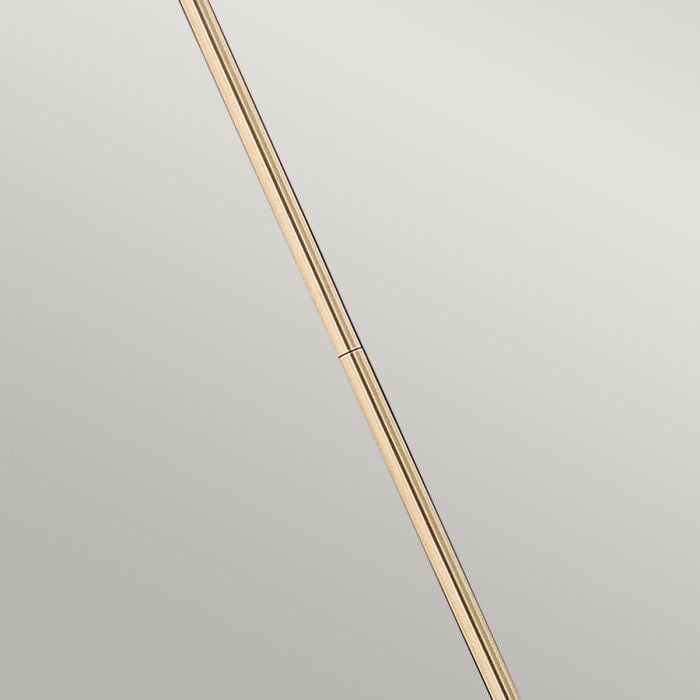 Elstead Lighting Congress 1 Light Clear Glass Pendant - Brushed Caramel