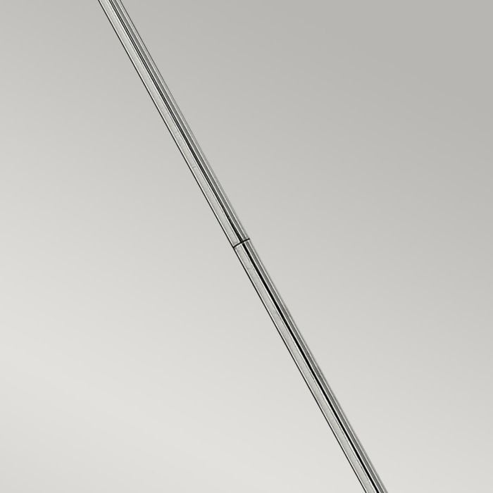 Elstead Lighting Congress 1 Light Clear Glass Pendant - Chrome