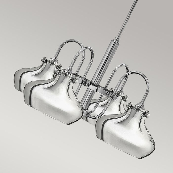 Elstead Lighting Congress 4 Light Chandelier - Chrome