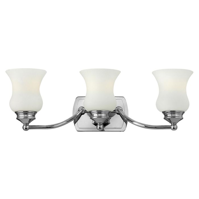 elstead lighting Constance 3 Light Above Mirror Light - Polished Chrome