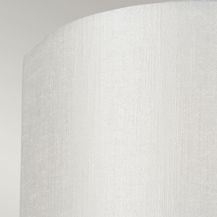 Elstead Lighting Cooper Small Curved Wall Light With Aged Brass Back Plate With Ivory Shade