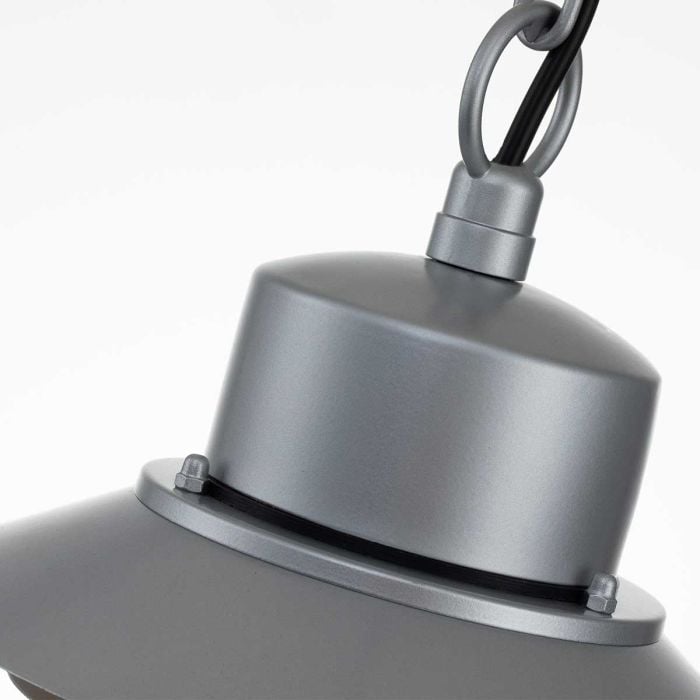 Elstead Lighting Copenhagen 1 Light Chain Lantern - Silver