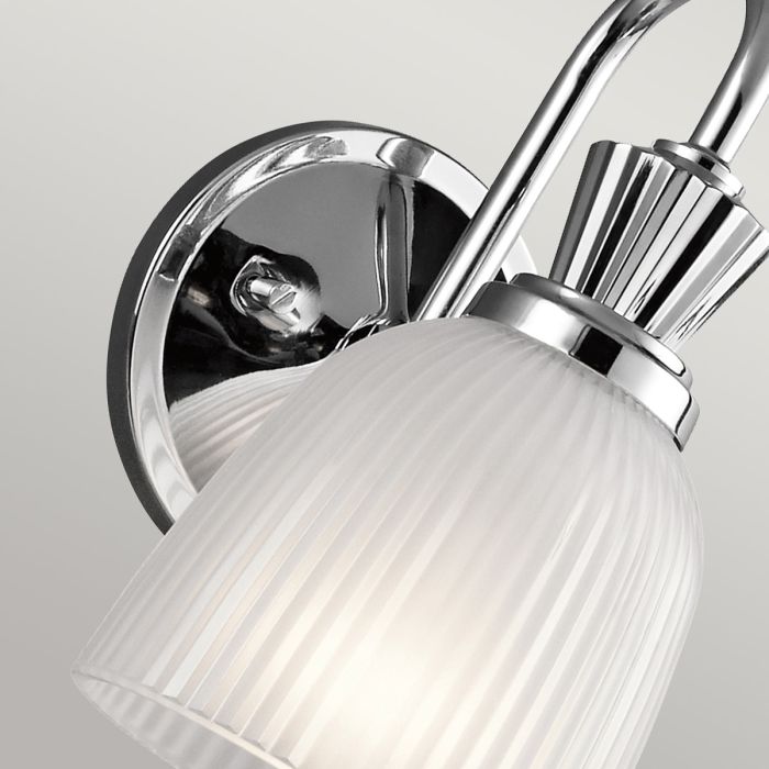 Elstead Lighting Cora 1 Light Wall Light - Polished Chrome