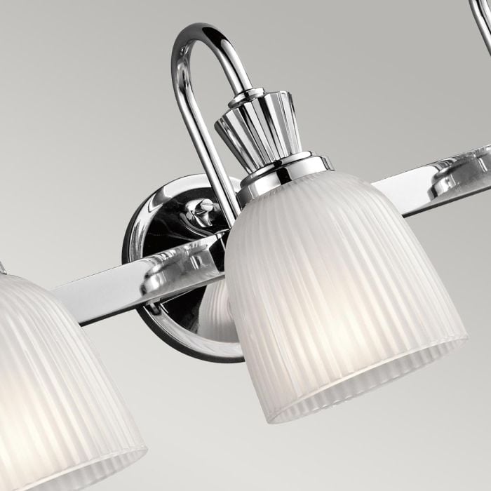 Elstead Lighting Cora 3 Light Wall Light - Polished Chrome