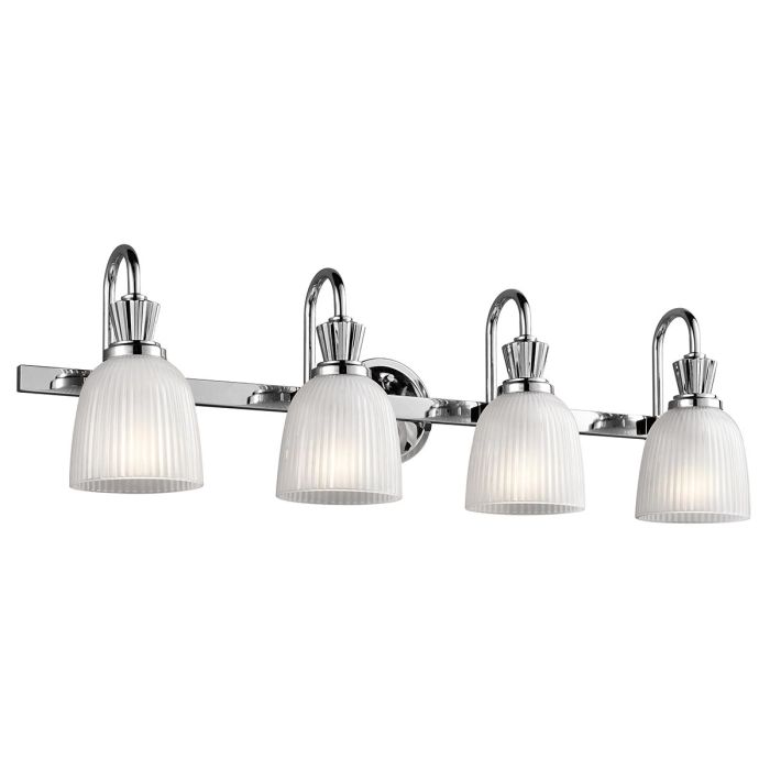 elstead lighting Cora 4 Light Wall Light - Polished Chrome