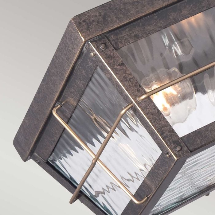 Elstead Lighting Cortland 2 Light Outdoor Flush - Imperial Bronze