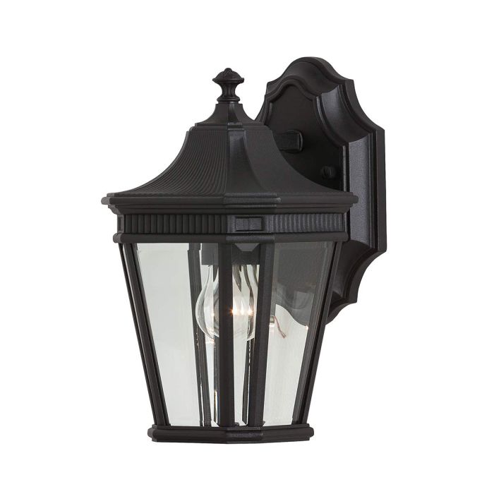 elstead lighting Cotswold Lane 1 Light Small Wall Lantern - Black