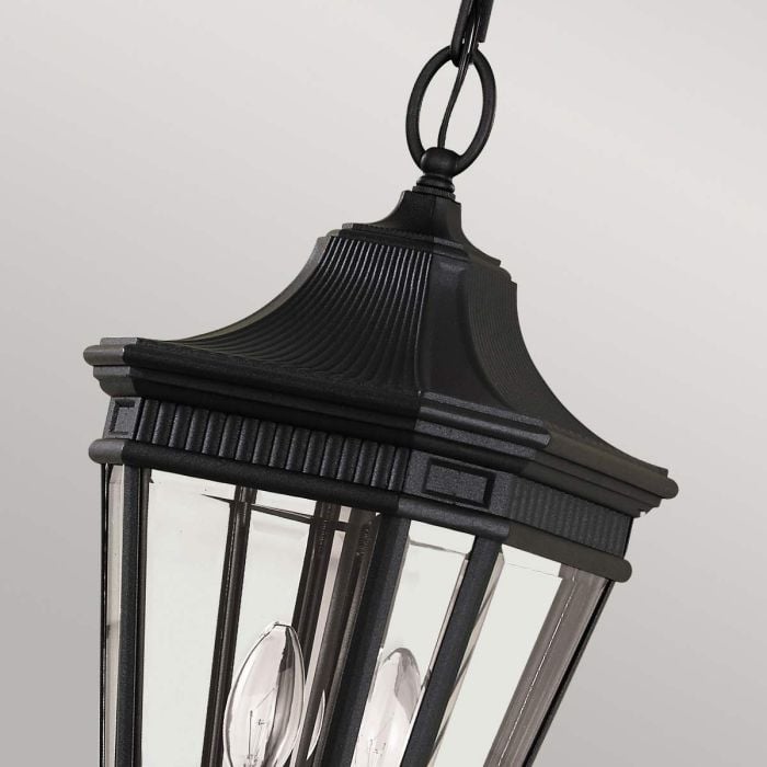 Elstead Lighting Cotswold Lane 2 Light Medium Chain Lantern - Black