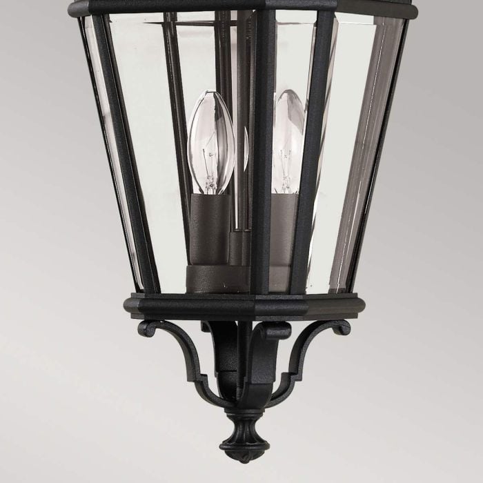 Elstead Lighting Cotswold Lane 2 Light Medium Chain Lantern - Black