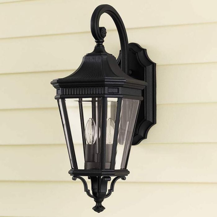 Elstead Lighting Cotswold Lane 2 Light Medium Wall Lantern - Black