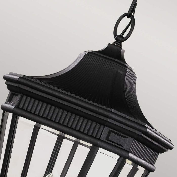 Elstead Lighting Cotswold Lane 3 Light Large Chain Lantern - Black