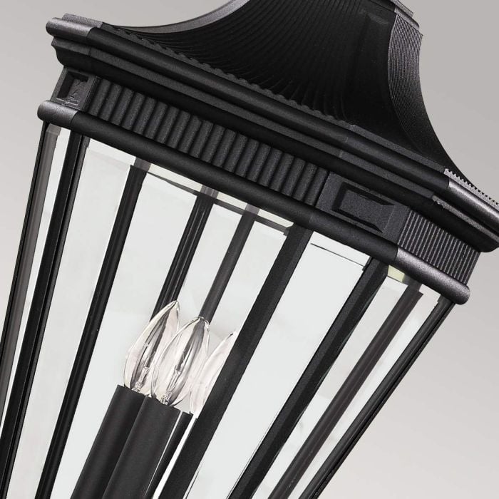 Elstead Lighting Cotswold Lane 3 Light Large Chain Lantern - Black