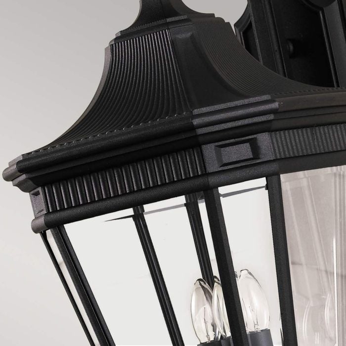 Elstead Lighting Cotswold Lane 3 Light Large Wall Lantern - Black