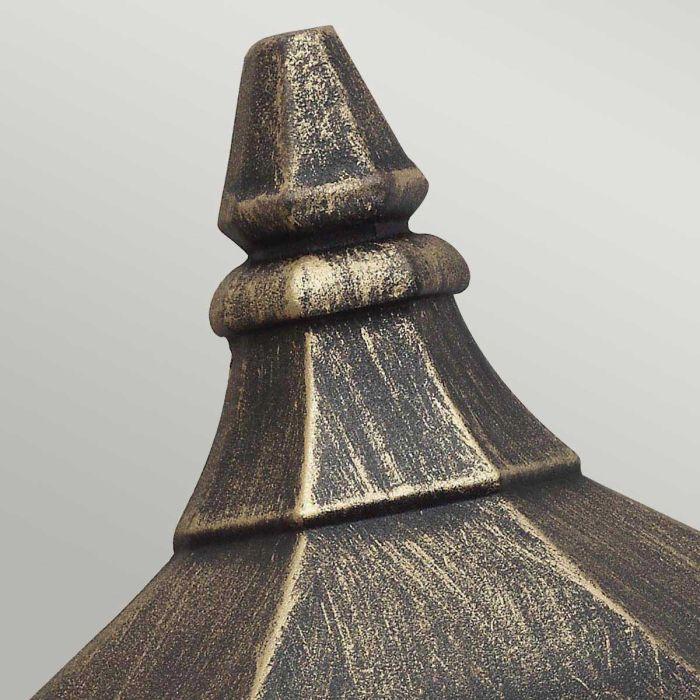 Elstead Lighting Cricklade 1 Light Half Lantern - Black/Gold