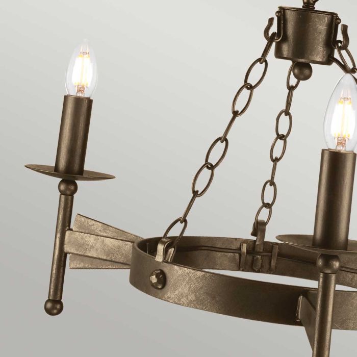 Elstead Lighting Cromwell 3 Light Chandelier - Old Bronze