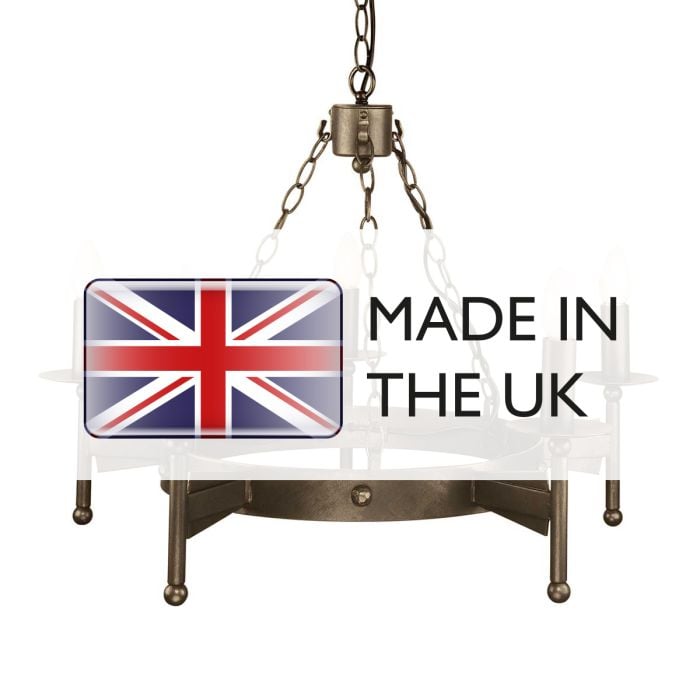 Elstead Lighting Cromwell 5 Light Chandelier - Old Bronze