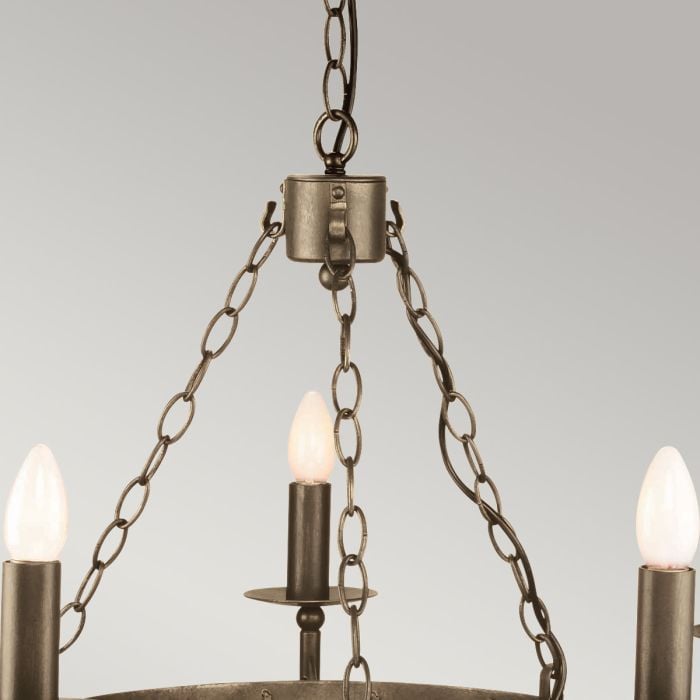 Elstead Lighting Cromwell 5 Light Chandelier - Old Bronze
