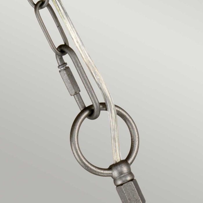 Elstead Lighting Crown 3 Light Chandelier - Iron Gate