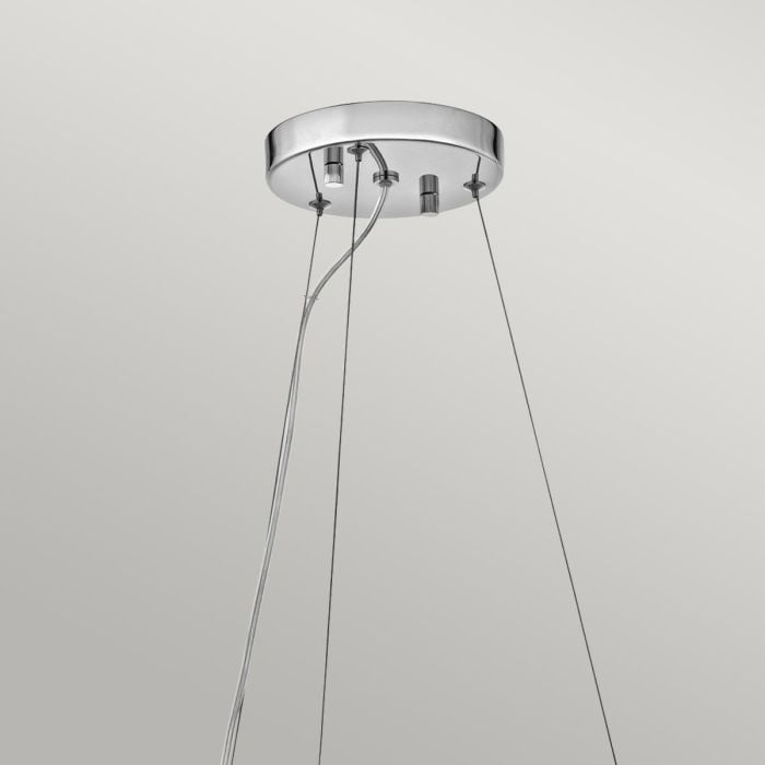 Elstead Lighting Crystal Skye 6 Light Pendant - Chrome