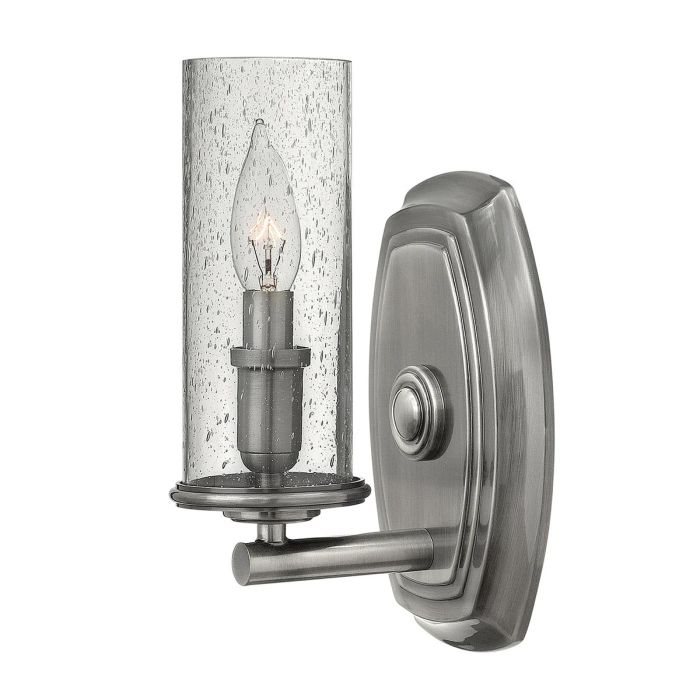 elstead lighting Dakota 1 Light Wall Light - Polished Antique Nickel