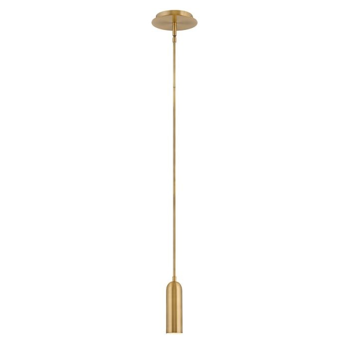 elstead lighting Dax LED Mini Pendant - Heritage Brass
